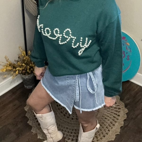 Denim Skort
