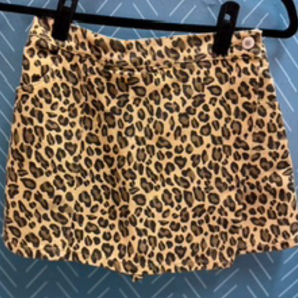 Leopard Skort