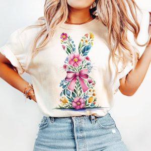 Floral Bunny Easter