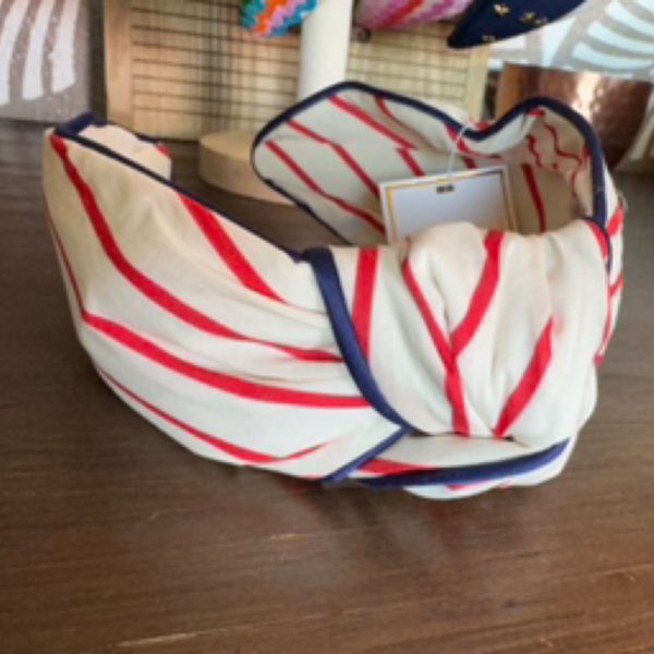 Striped Knotted headband