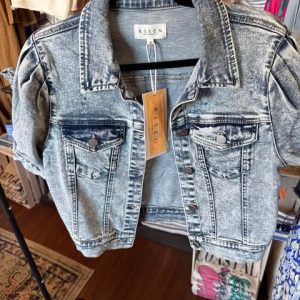 Crop Risen Puff Sleeve Jacket