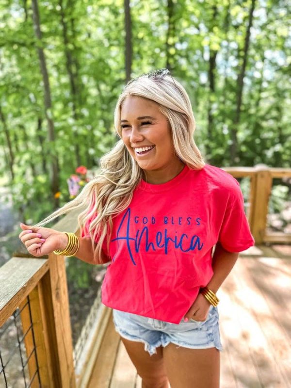 God Bless America Graphic Tee: