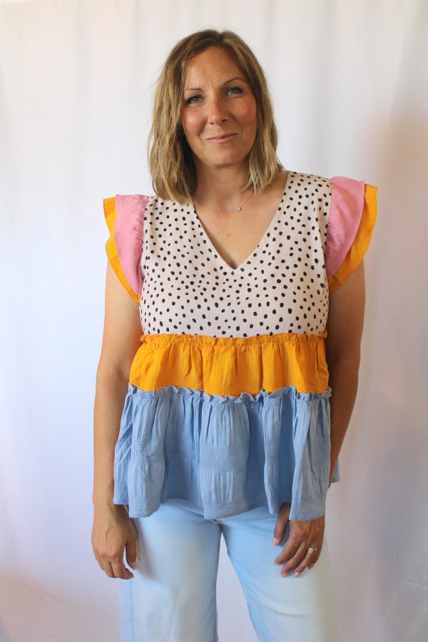 Pink Polka Dot Frills