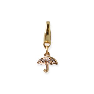 😎Summer Pick😎Wave Charm, Gold | Charm Bar