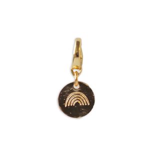 Rainbow Charm, Gold | Charm Bar | Charm Necklace or Bracelet