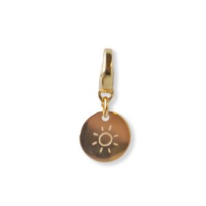 😎Summer Pick😎Sunshine Charm, Gold | Charm Bar