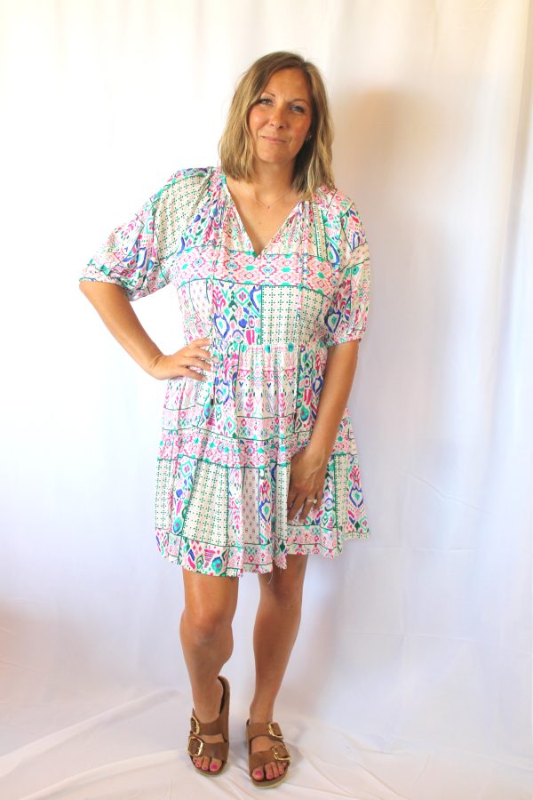 Pops of Color Summer Dress