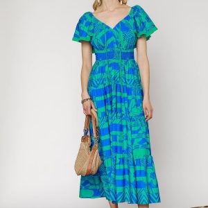 Flutter Sleeve Maxi