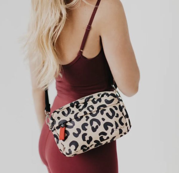 Tan Leopard Crossbody