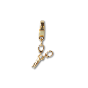 Scissors Charm, CZ, Charm Bar | Charm Necklace or Bracelet