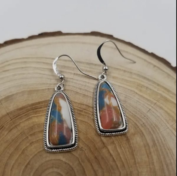Colorful Natural Stone Earrings