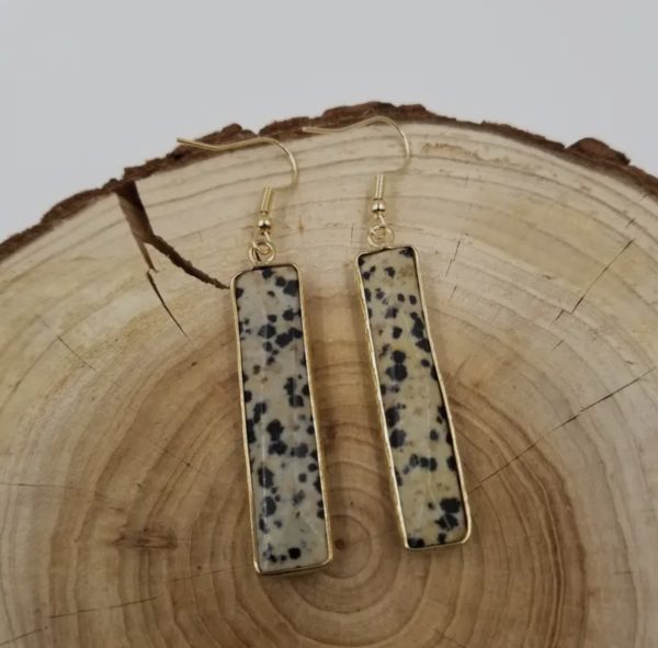 Sticks and Stones Speckled Earrings