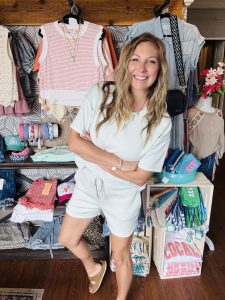 Ashley showing a matching set style inspiration