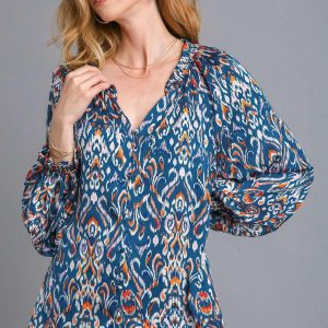 Teal V Neck