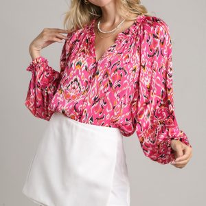 Pink V Neck
