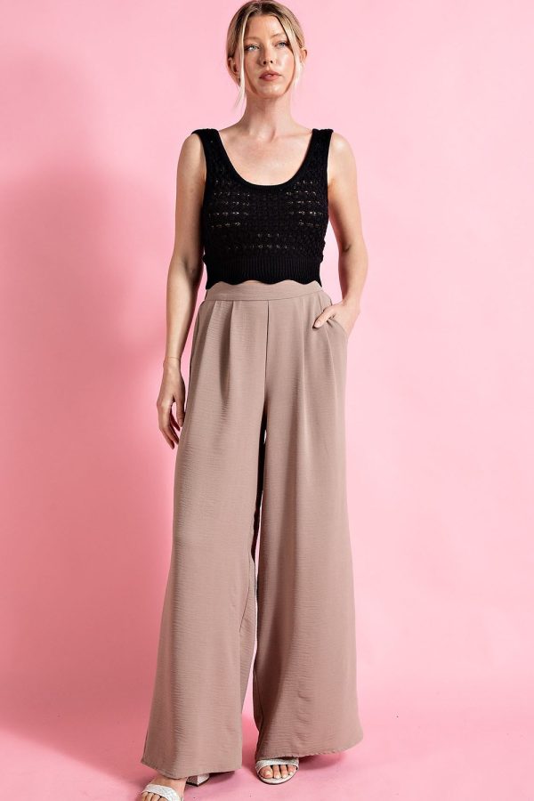 Wide leg pocket pants -coco