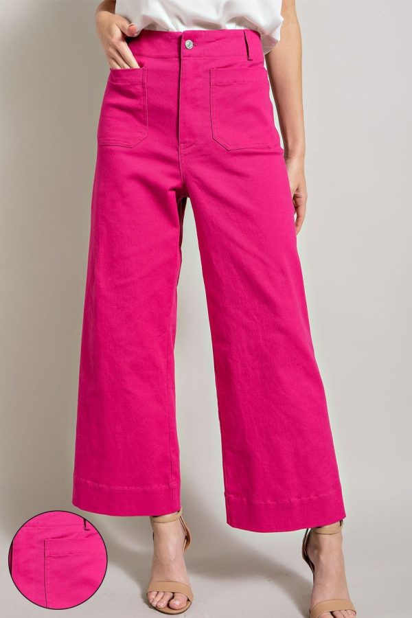 Soft Washed Wide Leg Pants