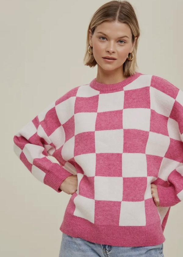 Pink checkered