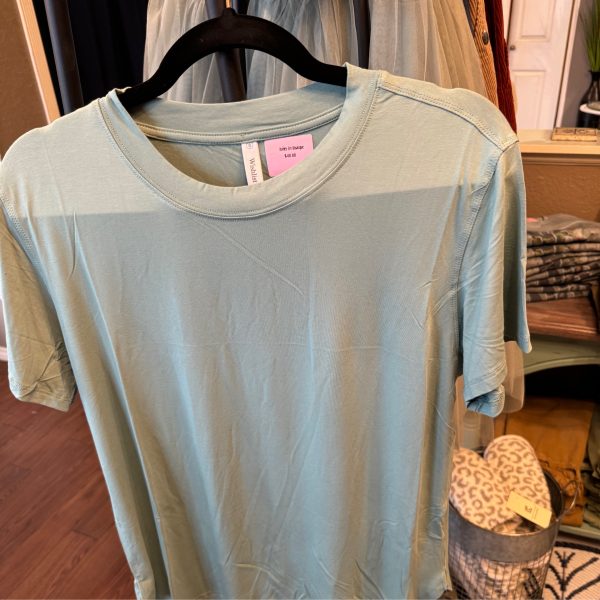Teal Long Tee