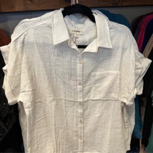 White button down