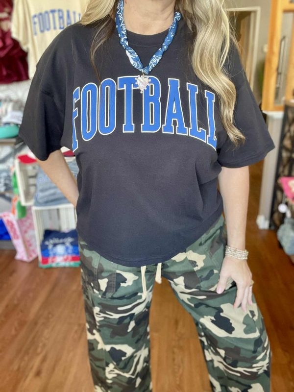 Football Puff Crop: Black - Image 2