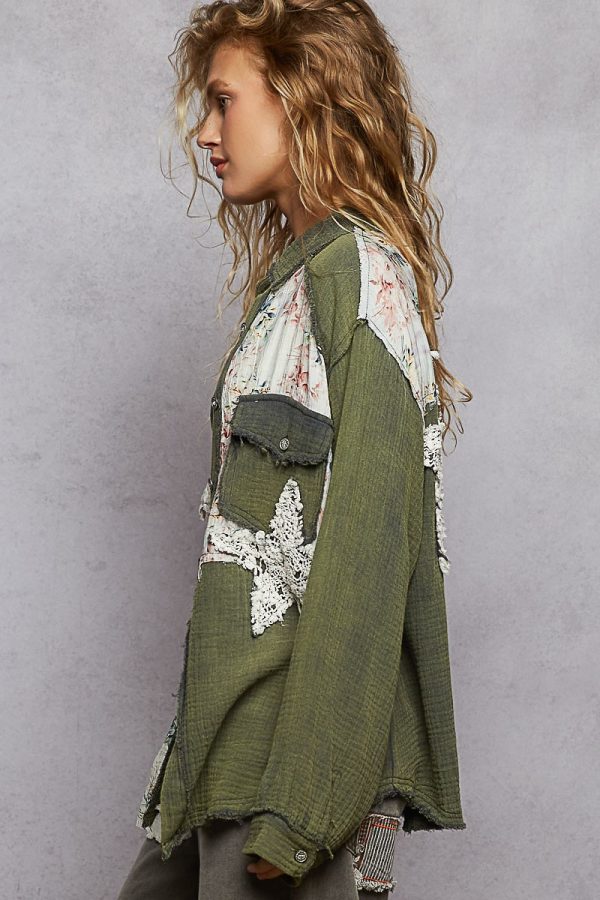 Stars and Flowers Button Down - Image 2